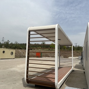 Outdoor Luxury Modern Steel Structure Prefab Modular <strong>Officepod</strong> Prefabricated House Eco-Friendly Design No Big Windows for Villa - Product Image 5