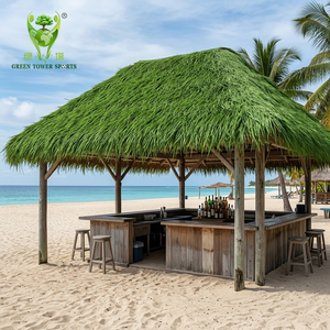 Césped Artificial de Alta Densidad PP PE, Alfombra de Techo de Césped Sintético para Playa, Bar, Isla, Tiki Lounge y Cubierta de Sombra para Pub junto al Mar - Product Image 1