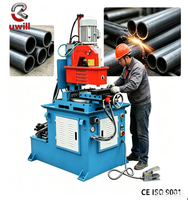Machine de découpe de tuyaux à engrenages motorisée CNC semi-automatique MC425NC, acier inoxydable, acier au carbone, sans bavures, haute précision, 3 mm, CE
