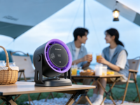 Mini ventilateur rechargeable 3600mAh, portable, à poser sur le bureau ou à fixer au mur, petit ventilateur électrique, charge USB, silencieux, pour la maison et le bureau