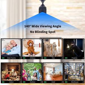 Cámara IP con batería WiFi, 720P, 1MP, interior, pequeña, de seguridad, con detección de movimiento - Product Image 4