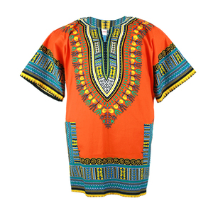 Chemises Dashiki Africaines Unisexe de Qualité Supérieure CRAFTSHUB - Coton Respirant et Léger à Manches Courtes, Vêtements Tendance - Product Image 1