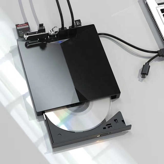 Custom Logo Blu Ray RW External Optical Drive Burner USB 3.0 CD/DVD for Laptop PC Desktop MacBook iMac