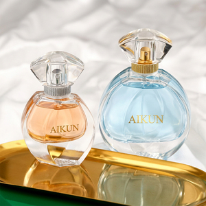 ชุดน้ำหอมบรรจุภัณฑ์กล่องของขวัญทรงกลมสุดหรู Aikun พร้อมขวดใสหัวฉีดทองคำ สำหรับผู้หญิง รับสั่งซื้อจำนวนมาก - Product Image 2