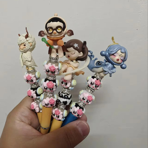 Stylo Gel Perlé DIY Star Man <span class=keywords><strong>Dimo</strong></span> Doll – Stylo Perles Mignon de Haute Qualité – 22 Stylos Créatifs Super Mignons – Cadeau Idéal pour Amis et Meilleurs Amis - Product Image 1