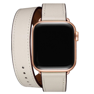 <span class=keywords><strong>Precio</strong></span> de fábrica Bandas de cuero de reloj genuino fino de doble envoltura <span class=keywords><strong>IWatch</strong></span> SE & <span class=keywords><strong>IWatch</strong></span> Series 7/<span class=keywords><strong>6</strong></span>/5/4/3/2/1 Correas de reloj - Product Image 4