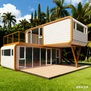 Modern Steel <strong>Structure</strong> Prefabricated House Tiny Apple Cabin Mobile Home for <strong>Villa</strong> Use Manufactured by Experts - Product Image 6