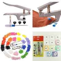KAM Hualian T5 Kit de couture en résine 1mm bouton outil d'installation vente en gros vêtements accessoires couture bouton costume Stock approvisionnement