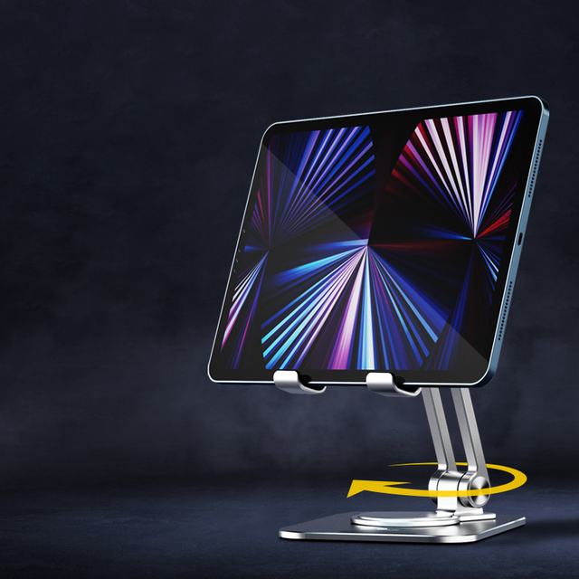 Boneruy Aluminum Alloy Desktop Rotatable Tablet Holder Stand Adjustable