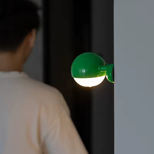 Lampe de chevet LED portable intelligente rechargeable par USB, à fixation <span class=keywords><strong>murale</strong></span> ou sur escalier, en ABS, pour décoration de chambre, avec grand faisceau lumineux - Product Image 2