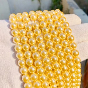 Perla de agua dulce boda San Valentín Collar de perlas Collar de oro con cuentas regalo para ella Producto a granel hecho a mano - Product Image 1