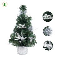 Mini sapin de Noël de table 20-40 cm, sapin artificiel floqué de neige, cônes, nœuds, boîte cadeau, décoration de table pour la maison, décorations de Noël MT002
