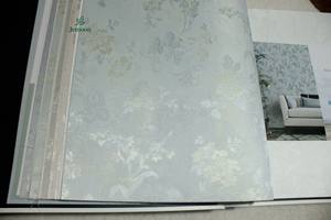 <span class=keywords><strong>Papier</strong></span> <span class=keywords><strong>peint</strong></span> texturé en vinyle PVC imperméable, damassé 3D, motif floral doré européen pour la décoration murale de la maison <span class=keywords><strong>et</strong></span> de l'hôtel - Product Image 5