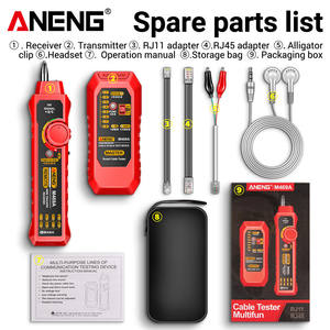 ANENG M469A pelacak kabel jaringan RJ45 RJ11 penganalisa jaringan kabel telepon detektor kawat jaringan mengukur peralatan pengujian - Product Image 6