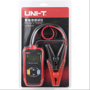 เครื่องทดสอบแบตเตอรี่ดิจิตอล UNI-T UT673A 12V/24V เครื่องวิเคราะห์การชาร์จ สำหรับแบตเตอรี่รถยนต์/AGM/GEL/EFB และการทดสอบการสตาร์ท - Product Image 1