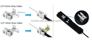 ชุดต่อสายไฟเบอร์ออปติกแบบเร็ว ZIKUN Field Assembly FTTH SC/UPC APC แบบฝังใน ขนาด 60 มม./55 มม. สีฟ้า รับประกัน 1 ปี - Product Image 2