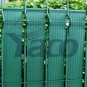 Tira Vertical para Paneles de Valla 3D PVC Rígido Privacidad Listones Latte Kit Ocultación PVC para Marco de Metal de 2,5 m - Product Image 1