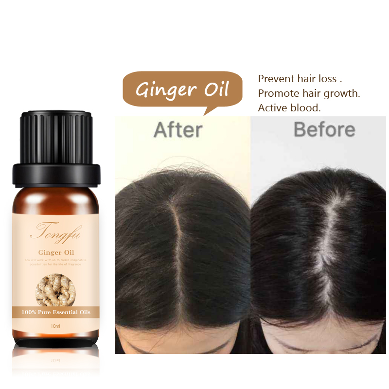 Собственная марка, Лидер продаж, эфирное масло имбиря для роста волос, чистый 100% органические корневища, имбирное масло