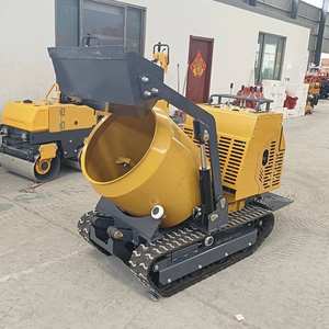 Mezclador de autoalimentación, maquinaria de ingeniería para caminar, 300L, 400L, 500L, Motor, Mini volquete, oruga de hormigón, camiones mezcladores de carga automática - Product Image 2