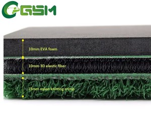 Estera de césped de nailon para práctica de golpeo de columpio 3D con fibra textil de alta elasticidad para campo de <span class=keywords><strong>golf</strong></span> - Product Image 2