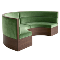 Mobilier de restaurant commercial OEM, banquette de restaurant, table et chaises en marbre, canapé pour restaurant, mobilier de café