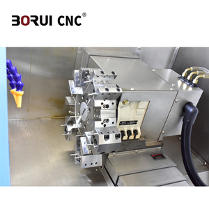 Br150l độ chính xác cao nghiêng giường <span class=keywords><strong>CNC</strong></span> <span class=keywords><strong>Lathe</strong></span> với công cụ tự động thay đổi hệ thống và trục chính trung tâm nước Outlet - Product Image 5