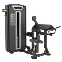 Machine de musculation personnalisée à double fonction pour extension et flexion des jambes, à charge par poulies, pour club de fitness