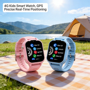 D16 4G Kids Smart Watch <b>with</b> GPS Tracking Video Call SOS Emergency <b>Camera</b> IP67 Waterproof IPS Screen for Children - Product Image 1