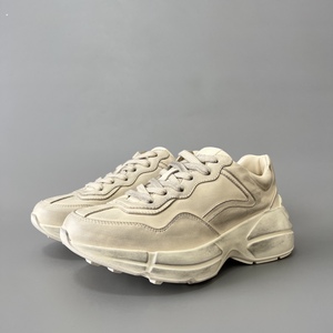 Sneakers plateforme blanches de luxe, chaussures chunky de haute qualité pour femmes - Product Image 2