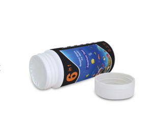 工厂供应商6参数pH亚硝酸盐碳酸盐根硝酸盐根水W-6水试纸条水的硬度测试 - Product Image 3