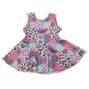 Qingli OEM Không Có Thuế Biểu Tượng Tùy Chỉnh Không Tay Trẻ Em Quần Áo Ăn Mặc Mới Nhất Dây Đeo Cô Gái Dresses 6 Để 14 Năm - Product Image 6