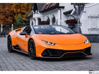 Kit carrosserie de pare-chocs avant semi-carbone style EVO amélioré pour Lamborghini Huracan LP580 LP610, kit de voiture personnalisé, accessoires automobiles