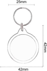 Eco Friendly Durable Printed Pattern Acrylic Keychain Double Sided <b>Keyring</b> Key Accessory Acrylic Keychain for Promotional Gift - Product Image 2