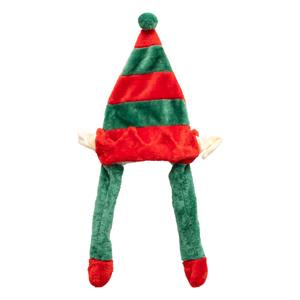 CHAPPEAU DE NINOSSE AVEC COUVRE-OEUVRES D'ORIGINE EN TISSU ROUGE/VERT 32X3 H. 62CM - Product Image 1