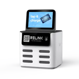 Relink 5000mah Smart Shared Powerbank Restaurant Pos Sharing Power Bank Station Kiosk Phone Charging Station Vending Machine
