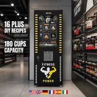 Máquina Expendedora de Proteínas Comercial TCN, Dispensador Automático de Bebidas y Batidos, Sin Efectivo, para Gimnasios y Negocios