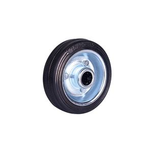 Roda resistente de borracha preta 3-12 polegadas, roda de <span class=keywords><strong>3.5</strong></span> polegadas - Product Image 4