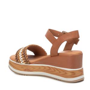 Sandales compensées en cuir pour femme Carmela 160589 style plateforme - Product Image 3