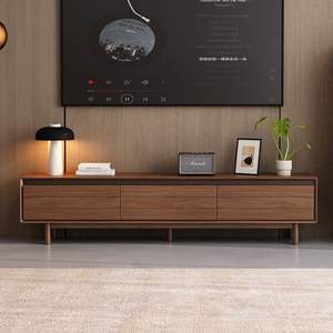 Cómoda de Madera Maciza con Seis Cajones, Estilo Nórdico, Mueble de Almacenamiento para Dormitorio, Diseño de Perfil Bajo de 18 cm para Colgar en la Pared - Product Image 2