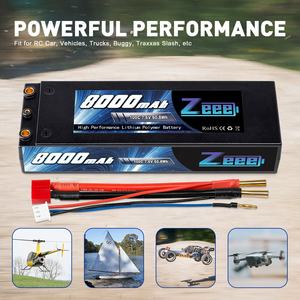 Zeee HV 7.6V 2S 8000mAh RCリポバッテリーは、すべての1/10スケール車両、トラクサス・スラッシュ、スラッシュ4x4、バンディット、ラスタラーなどに適合します。 - Product Image 3