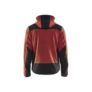 BLAKLADER - 594025365999XXXL Chaqueta de punto Softshell Rojo quemado/Negro-EAN 7330509802526 CHAQUETAS DE TRABAJO - Product Image 2