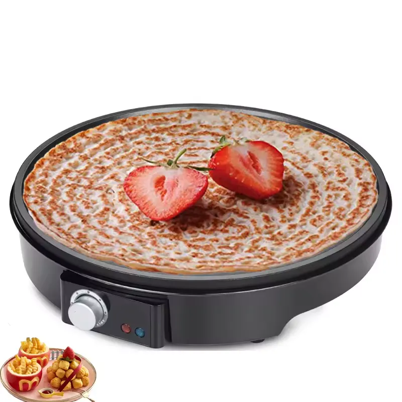 Aifa elettrico crêpe maker 1000W cuocere crêpe pancake maker antiaderente per pizza 12 pollici crêpe maker elettrico