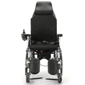 Gran oferta 2025, silla de ruedas eléctrica plegable portátil completamente automática con respaldo alto y cómodo para ancianos - Product Image 3