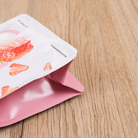 Sachet Doypack en plastique composite de qualité alimentaire pour emballage de noix séchées, avec impression personnalisée et fermeture éclair, pour diverses variétés de noix.