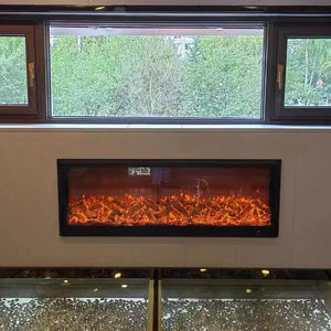 Cheminée électrique linéaire à économie d'énergie, avec LED RVB à changement <span class=keywords><strong>de</strong></span> couleur, décorative pour salon - Product Image 5
