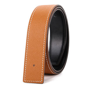 Ceinture En Cuir cukup OEM ODM sabuk pinggang kulit sapi asli pria merek mewah terkenal klasik kustom - Product Image 4