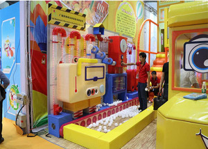 Sản Phẩm Công Viên Giải Trí Thiết Bị Sân Chơi Trong Nhà Cho Trẻ Em Máy Bóng Điện Gió - Product Image 4