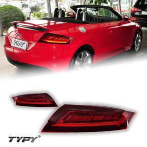 ชุดไฟท้ายสำหรับ Audi TT ปี 2006-2014 เลนส์สีแดง ไฟขับขี่ ไฟเลี้ยว - Product Image 1