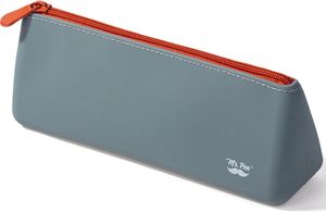 Estuche de Silicona para Lápices - Diseño Triangular Beige Cálido, Tamaño Pequeño, Sin Cierre, Uso Escolar y de Oficina, Multiusos - Product Image 5