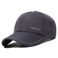 Gorra de Béisbol Deportiva Unisex de Verano, Ligera, Transpirable, de Poliéster, con Visera de Malla, Protección Solar